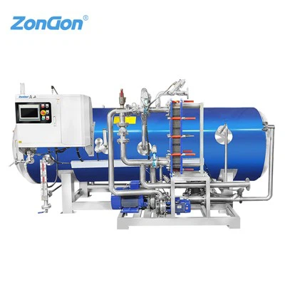 Como devo posicionar os itens em um esterilizador a vapor de leite para obter a esterilização ideal?